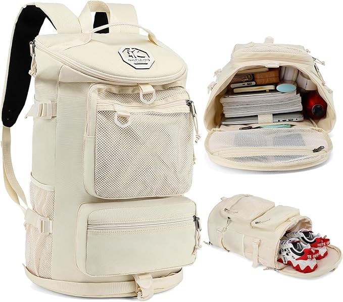 gym duffel bag backpack wrestling bag with shoe compartment 4 kinds of back method waterproof sports walking laptop