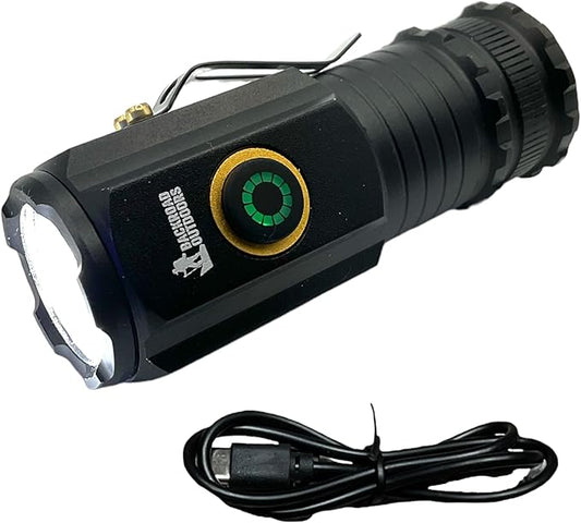 800 Lumen Bright LED Rechargeable Fashlight Small Portable
