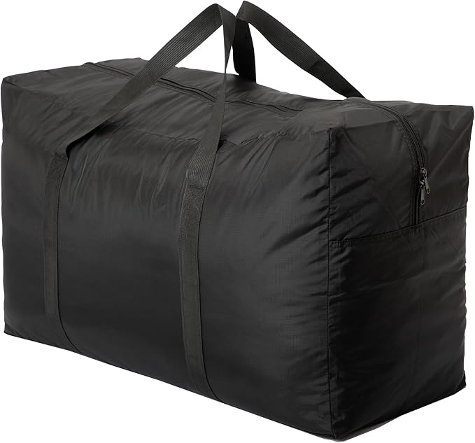 Extra Large 30" Moving Bag Totes Heavy Duty Reusable Inflatable Kayak Storage Carry Bag Lightweight Nylon Luggage Bag for Travelling,College Dorm, Camping, Christmas Decorations Storage