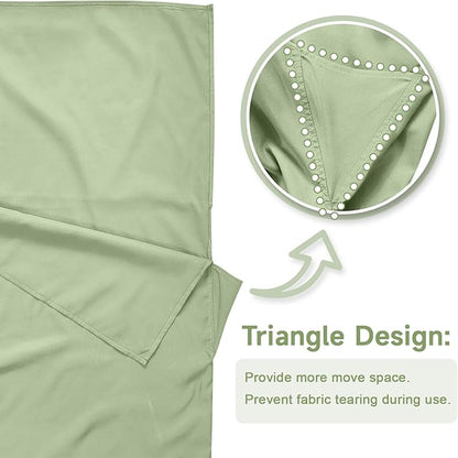 Sleeping Bag Liner, Sleep Sack Travel Sheets, Two-Way-Zipper Expose Feet Separately, Portable Single Camping Sheet for Hotel,Hostels,Business Trips