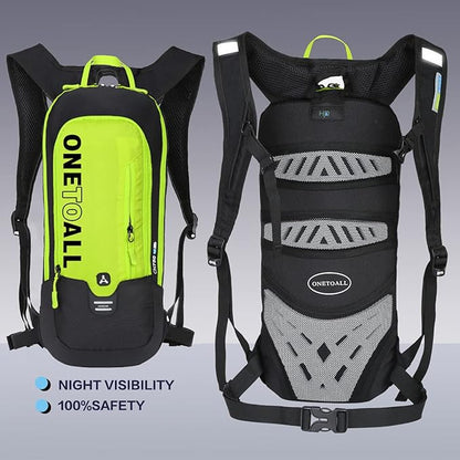 LOCAL LION Running Backpack for Men & Women, Lightweight Hydration Backpack 6L, Bike Rucksack Breathable for Biking Travelling Hiking