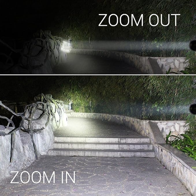 LED Flashlights High Lumens, 2 Pack Small Compact Mini Flashlight, Zoomable, Waterproof, LED Pocket Pen Light for Home, Outdoor, Emergency, Camping