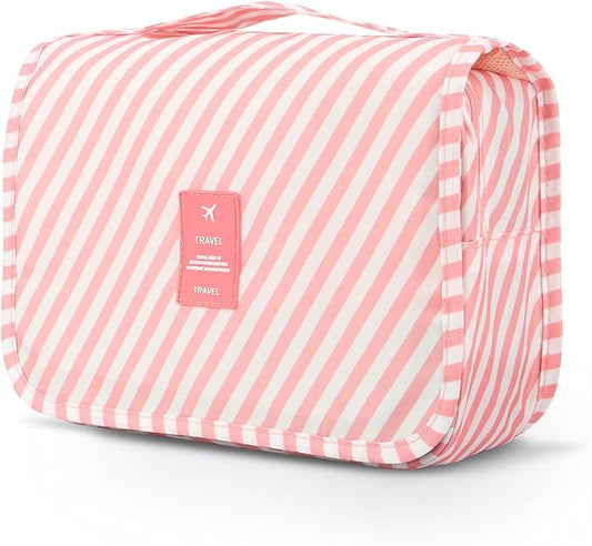 Mossio Hanging Toiletry Bag - Large Cosmetic Makeup Travel Organizer for Men & Women with Sturdy Hook
