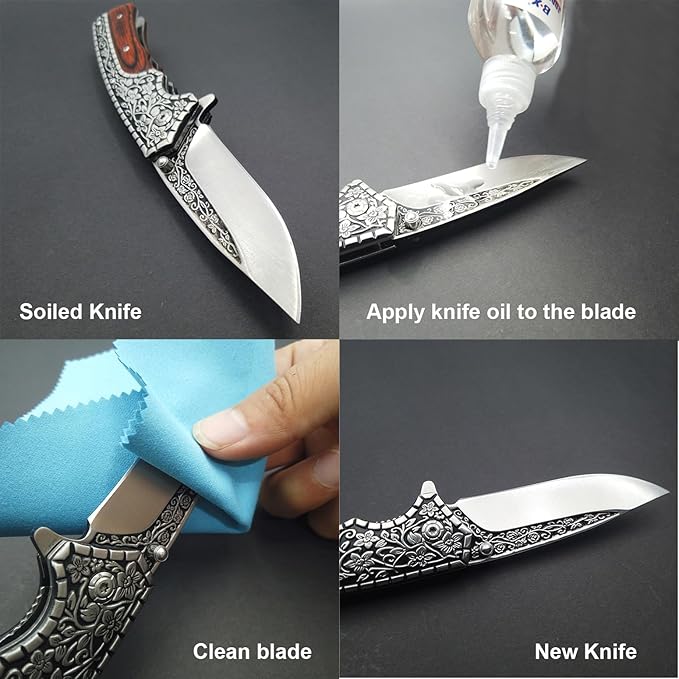 Camping Knife Oil for Honing, Maintaining, Clearning Camping Knives