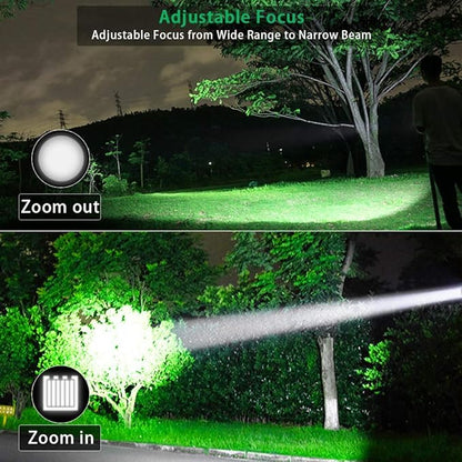 Rechargeable Flashlight with Packing Box, USB Magnetic Flashlights with COB Flash Light - 4 Models, Waterproof, LED Tactical Flashlight High Lumen Bright for Indoor Outdoor Camping 2 Pack