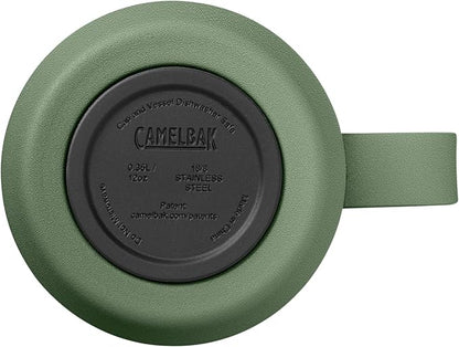 CamelBak Horizon 12oz Camp Mug - Insulated Stainless Steel - Tri-Mode Lid - Moss