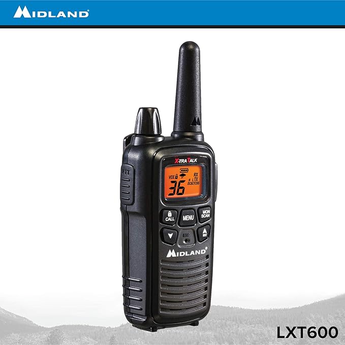 Midland LXT600VP3 FRS Two Way Radios - 8 Pack Bundle w/Chargers