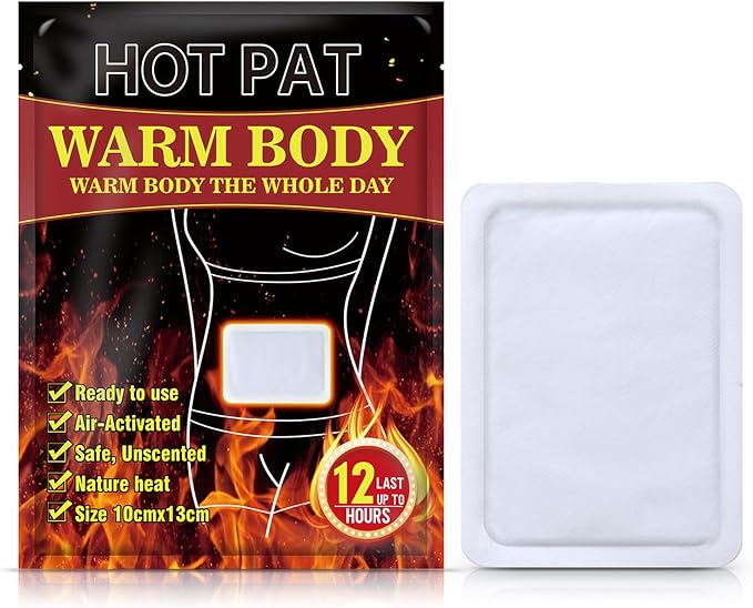 Hand Warmers - (Upgraded Large) Long Lasting Safe Natural odourless air Activated Hand Warmers - Up to 12 Hours of Heat - 20 Tablets for Cold Weather Such as Skiing, Winter Camping etc.