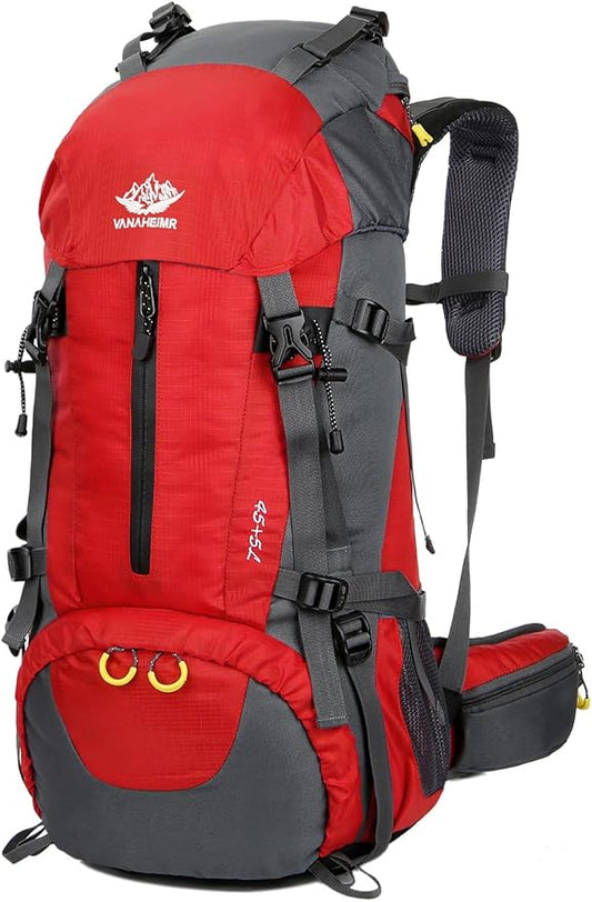 50L Hiking Backpack Men Camping Backpack with rain cover 45l+5l Lightweight Backpacking Backpack Travel Backpack