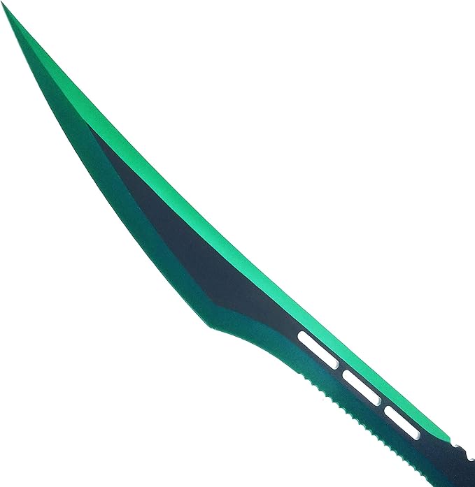 Fantasy Fixed Blade Machete with Nylon Carrier. for Camping, Collections, Outdoor Sports, Gifts