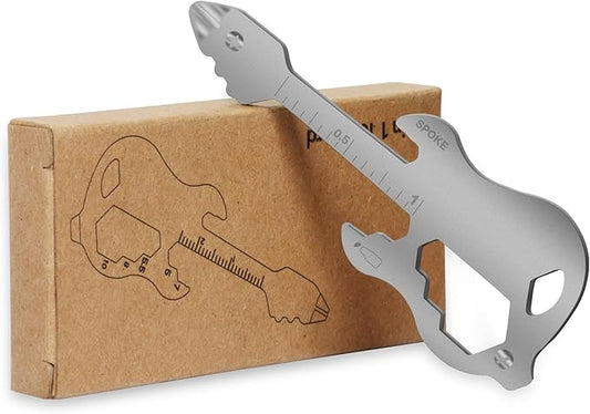 KSKEPE Stocking Stuffers for Men Adults,12 in 1 Keychain Multi-tool,White Elephant Gifts,Christmas Gifts Bottle Opener Camping Gadgets EDC Tools for Men Him Dad Husband Boys Teens-Guitar