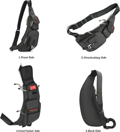 NICGID Sling Bag Chest Shoulder Backpack Crossbody Bags Casual Daypack for Men Women