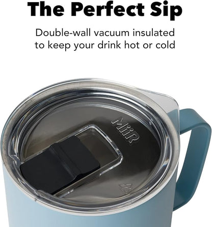 MiiR, Camp Cup, Vacuum Insulated, Stainless Steel with Slide Lid, BPA Free, Home, 12 Fluid Ounces