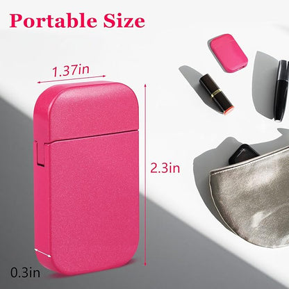 2 Pack Pink Flame Torch Lighter,Cute Glitter Pink Lighter,Refillable Butane Lighter, Windproof Lighter for Outdoor Camping BBQ Candle,Nice Gift for Girls,Women on Birthday,Mother's Day Without Butane