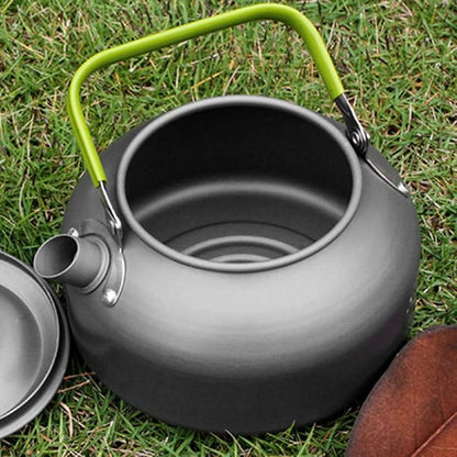 Docooler Tea Kettle, Stainless Steel Teapot, Portable Coffee Pot, Whistling Water Kettle, Camping Picnic Stove Top 0.8L/1.1L/1.2L/1.6L