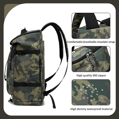 gym duffel bag backpack wrestling bag with shoe compartment 4 kinds of back method waterproof sports walking laptop