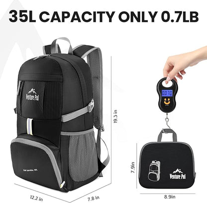 Venture Pal 35L Ultralight Lightweight Packable Foldable Travel Camping Hiking Outdoor Sports Backpack Daypack