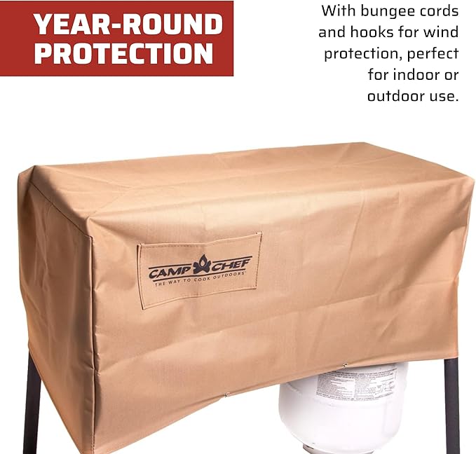 Camp Chef Patio Cover Cover for Two-Burner Cooking System - Patio Cover for Camp Stove - For Outdoor Cooking - Protect Your Cooking System from Inclement Weather