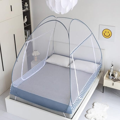 Mosquito Net Pop Up Ten,Folding Netting Bed Tent,Portable Mosquito Netting with Bottom,Bug Net,Canopy Outdoor,Camping Tent,Insect Screen,Ultralight,Folding Design,L79 x W71 x H59 inch