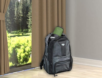 EPAuto 2-Pack Microfiber Fast Drying Travel Gym Towels, Green, (60''x30'', 24''x15'')