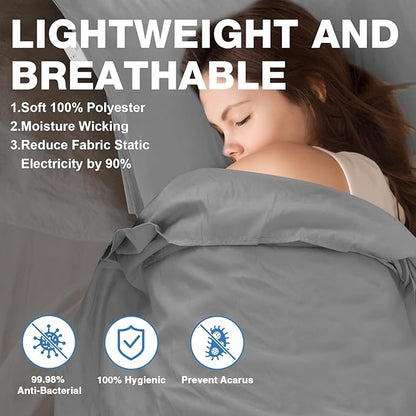 Sleeping Bag Liner, Sleep Sack Travel Sheets, Two-Way-Zipper Expose Feet Separately, Lightweight for Single, Backpacking,Hotels & Hostels, Camping, Travel, Business