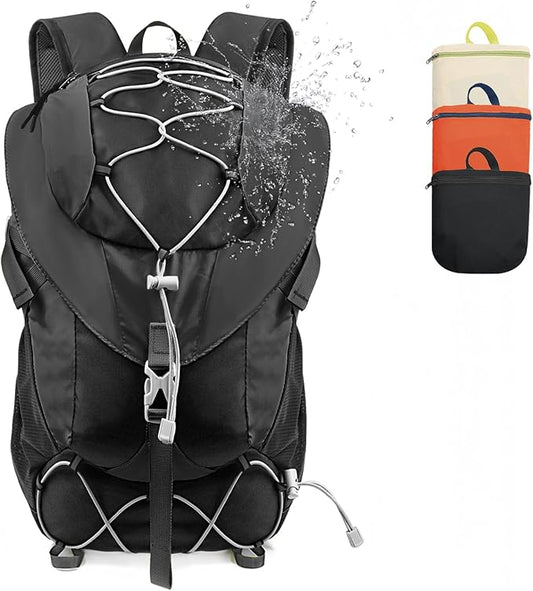 Seektop 20L Waterproof Hiking Backpack - Lightweight Daypack with 8 Pockets & Wet-Dry Compartment for Outdoor Adventures