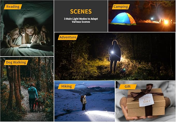 LED Rechargeable Flashlights High Lumens with Zoomable, Super Bright Tactical Flashlight for Emergencies, Portable Waterproof Powerful Handheld Flash Lights for Camping, Hiking, Home Use