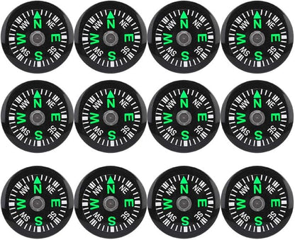 20mm Pocket Compass Lightweight Button Compass Camping for Hiking