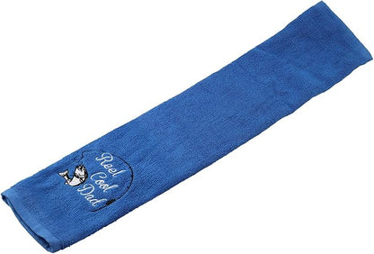 Fishing Towel Fisherman Gift Reel Cool Dad Papa Embroidered Towel with Clip