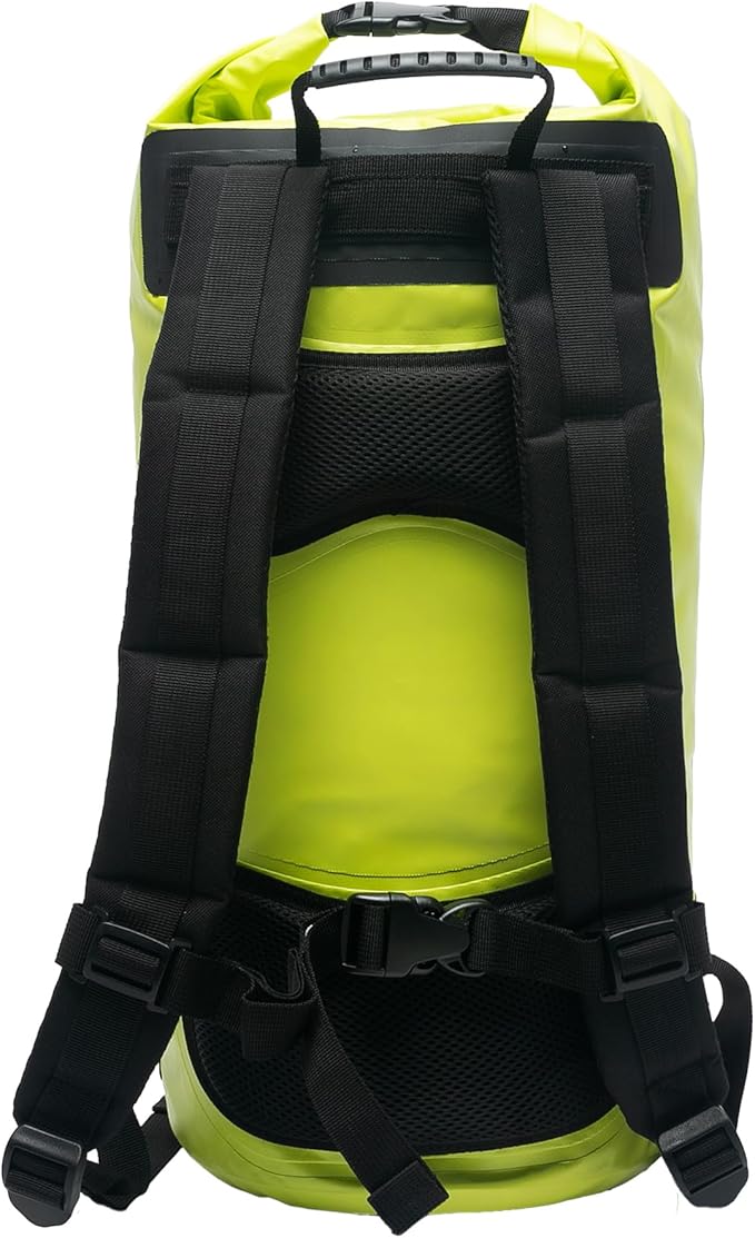 geckobrands Hydroner 20L Waterproof Dry Bag Backpack – Lightweight Roll-Top Bag with Clear Phone Pouch for Outdoor Activities