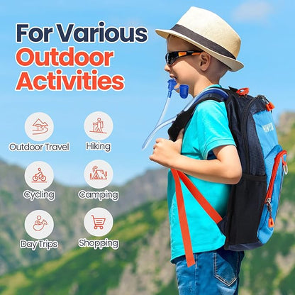 1 Pcs Kids Hydration Backpack with 1.5L Hydration Water Bladder Lightweight Water Backpack Hydration Pack
