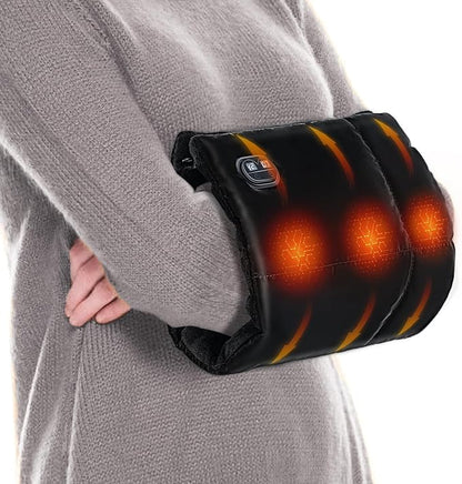 Allnice Hand Warmers Rechargeable Pouch USB Electric Handwarmers Bag Graphene Heating Pad for Hands with 3 Heating Levels Handwarmers Pocket for Outdoor Camping Xmas Gifts(Power Bank Not Included)