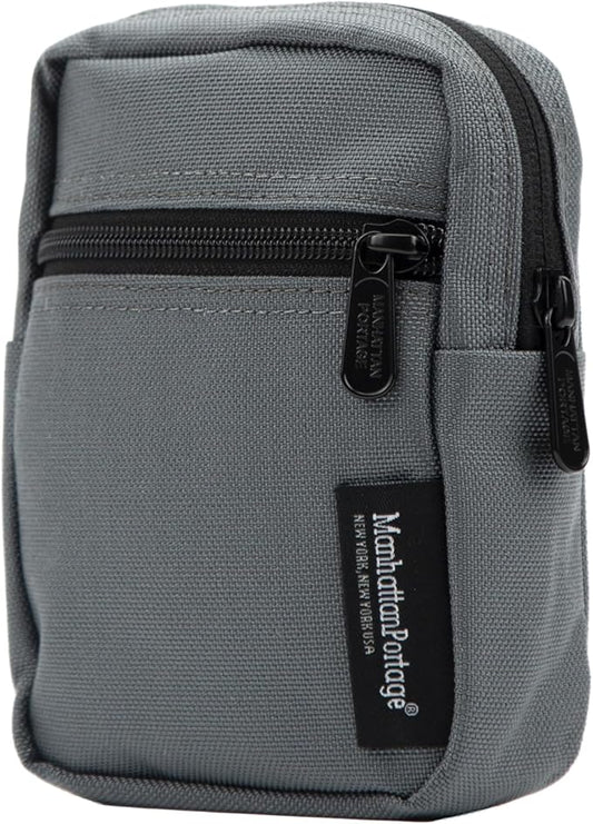 Manhattan Portage Trek Zipper Pouch - Stylish And Functional Travel Organizer 1000D Cordura And Water Resistant (Grey)