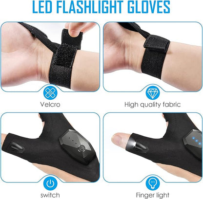 KEZKALS Fathers Day Dad Gifts from Daughter Son, Gifts for Men, LED Rechargeable Flashlight, Gifts for Dad, Him, Husband, Grandpa, Fishing Gifts for Men, Birthday Gifts for Men Who Have Everything