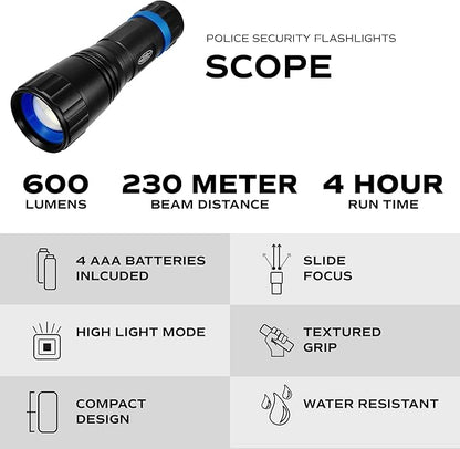 Police Security Scope Flashlight