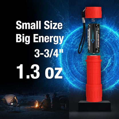 EverBrite Black Light Flashlight, UV Mini Flashlight, 9-Led 395nm Detector for Pet Urine, Stains, Scorpions, 18 AAA Batteries Included