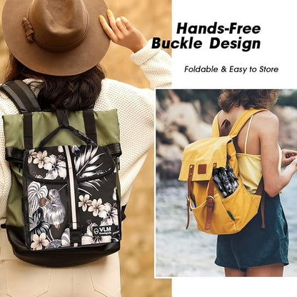 VLM Lunch Box for Women, Insulated Lunch Bag Women with Adjustable Shoulder Strap, Cute Lunch Tote Bag for Work,Picnic,Camping