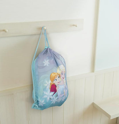 Jay Franco Disney Frozen Sparkle Slumber Sack - Cozy & Warm Kids Lightweight Slumber Bag/Sleeping Bag - Featuring Anna and Elsa (Official Disney Product)