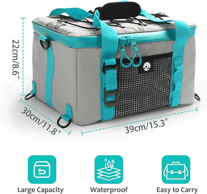 Paddle Board Cooler, Paddleboard Cooler Deck Bag with Detachable Bottle Opener, Paddle Board Accessories, Sup Cooler Bag for Beach, Camping, Kayaking, Travel