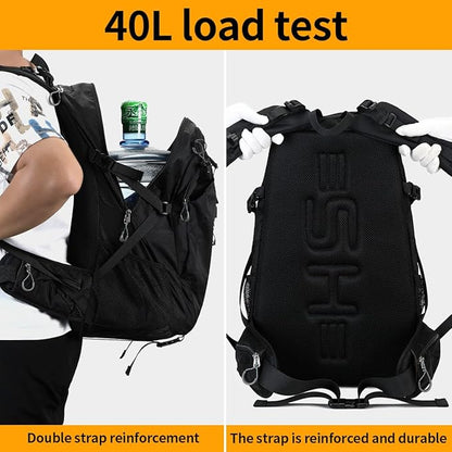 40L Waterproof Lightweight Hiking,Camping,Travel Backpack for Men Women