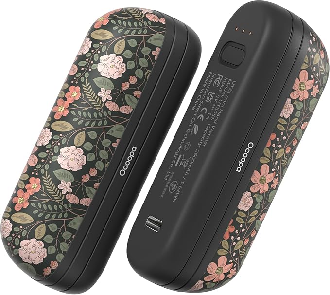 OCOOPA 2 in 1 Magnetic Rechargeable Hand Warmers, UT2s Mini Electric Handwarmers 2 Pack, Split USB-C, Reusable Portable Pocket Heater, Raynauds, Golf, Tech Gifts for Women Men