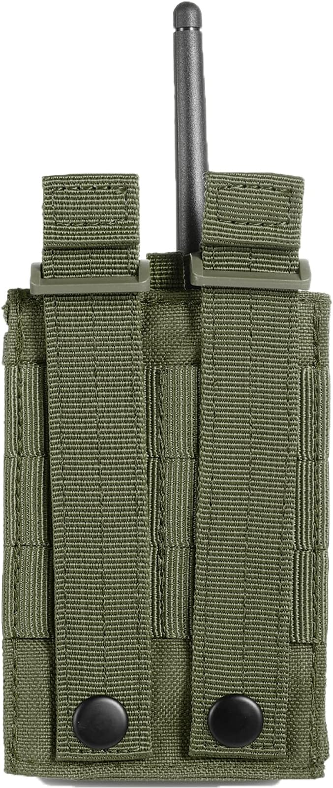 FRTKK Tactical Radio Holder Radio Holster Molle Radio Pouch Universal Radio Case Military Heavy Duty Radio Bag for Police Firefighter Two Ways Walkie Talkies Vest