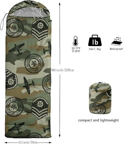 Axolotl Unicorn Sleeping Bag for Kids Boys Girls–Lightweight Warm Cold Weather Sleeping Bags,Waterproof Portable Sleeping Bag with Compression Sack for Camping Backpacking Outdoor Indoor