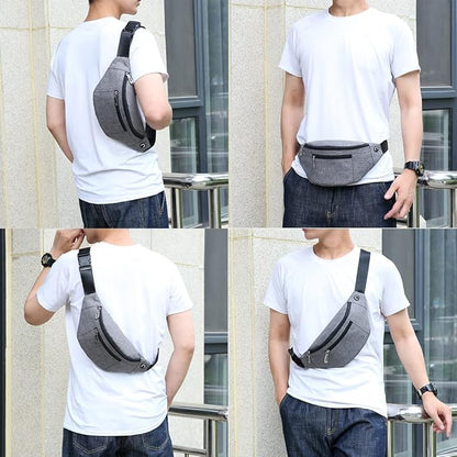 Fanny Pack for Men & Women, Fashion Waterproof Waist Packs with Adjustable Belt, Casual Bag Bum Bags for Travel Sports Running.