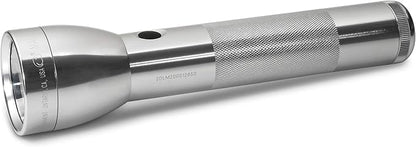 Maglite ML300L LED 2-Cell D Flashlight, Silver