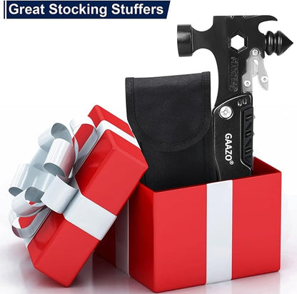 Multitool Camping Accessories, Christmas Gifts for Men Dad Husband,14 in 1 Survival Tool ，Emergency Life-saving Tool