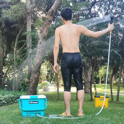 Portable Shower,Rinse kit pro,Portable Shower 5 Gallon,Portable Electric Shower,Portable Outdoor Shower,Portable Camping Shower,Pump Shower,Outdoor Shower,Camp Shower(Blue)