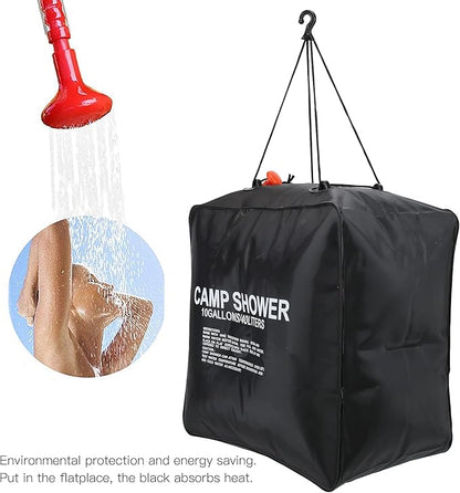 40L Water Bag Solar Heated, Solar Heating 40L Solar Shower Bag for Camping for Outdoor