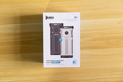 WUBEN X1 Rechargeable Flashlight 12000 Lumens, Super Bright Tactical Flashlights, Fast Charging 7 Light Modes Programmable, IP55 Waterproof High Powered Flashlights for Emergency, Rescue, Inspection