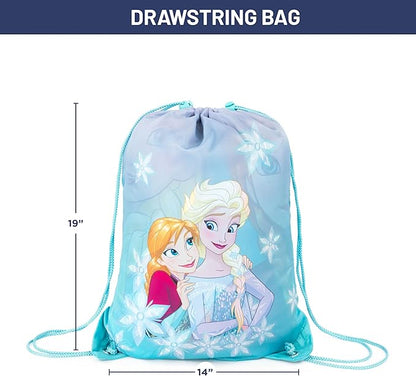 Jay Franco Disney Frozen Sparkle Slumber Sack - Cozy & Warm Kids Lightweight Slumber Bag/Sleeping Bag - Featuring Anna and Elsa (Official Disney Product)